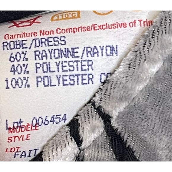 Joseph Ribkoff Women's Dress Midi Lined Floral Strappy Hanky V-Neck Sleeveless 6 - Picture 7 of 10